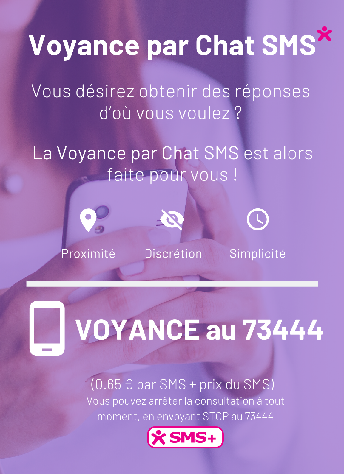 ASTROCLAIR FRANCE- Publicité Chat SMS - mobile