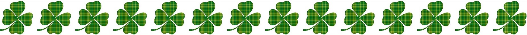 bandeau St Patrick Trèfles